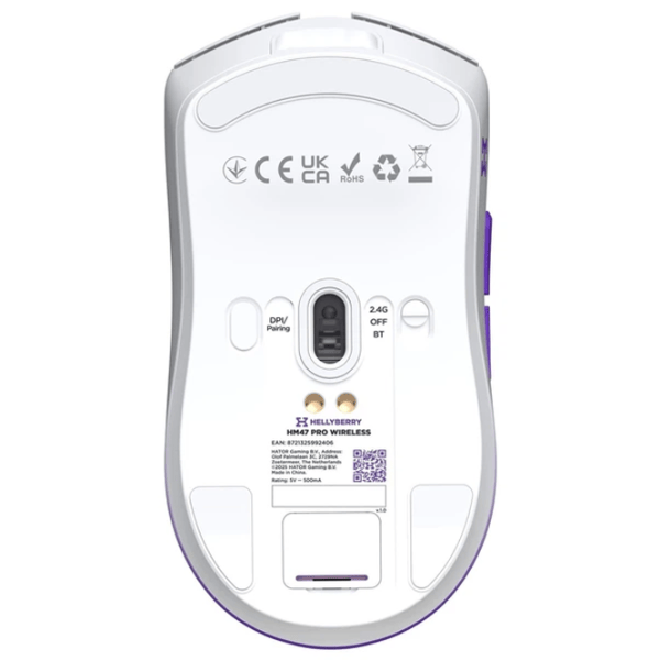 Мышь Hator Hellyberry HM47 PRO Radio / White Purple photo 8