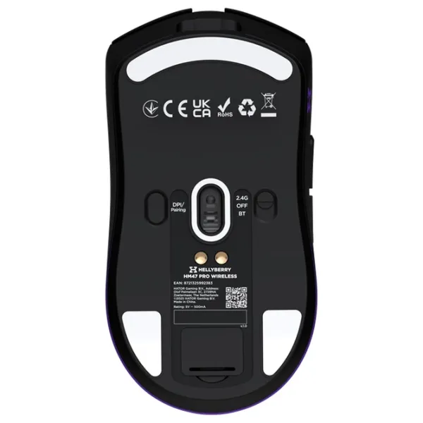Мышь Hator Hellyberry HM47 PRO Radio / Black Purple photo 7