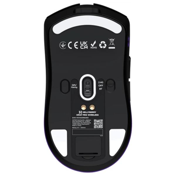 Мышь Hator Hellyberry HM47 PRO Radio / Black Purple photo 7