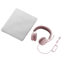 Наушники Logitech ZONE Wired 2 Роза Проводная/ Персональный photo 3