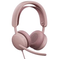 Наушники Logitech ZONE Wired 2 Роза Проводная/ Персональный photo 5