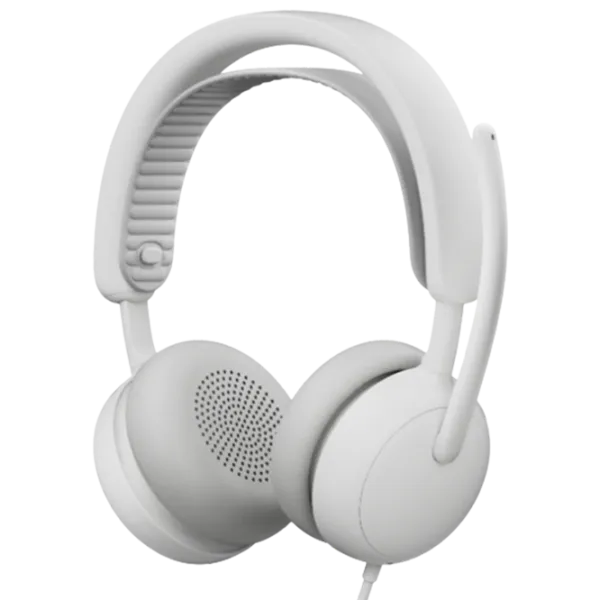 Căști Logitech ZONE Wired 2 White Cu fir/ Personal photo 1