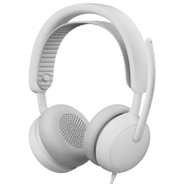 Căști Logitech ZONE Wired 2 White Cu fir/ Personal photo 1