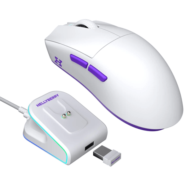 Мышь Hator Hellyberry HM47 Radio / White Purple photo 2