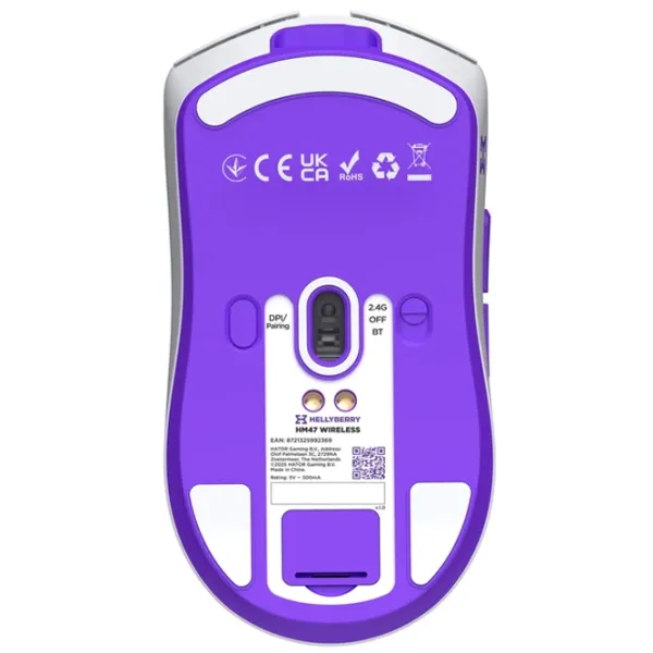 Мышь Hator Hellyberry HM47 Radio / White Purple photo 7