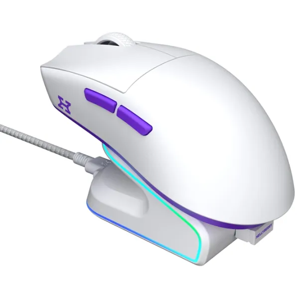 Мышь Hator Hellyberry HM47 Radio / White Purple photo 8