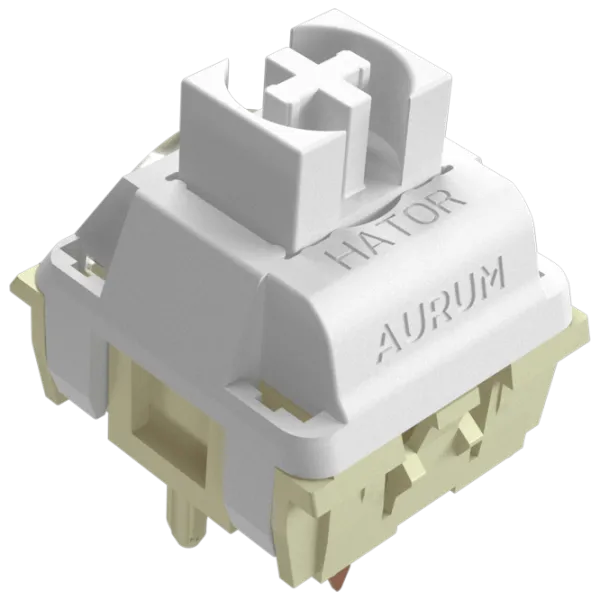 Accesorii pentru tastatură Hator Linear silent switch  / White photo 1
