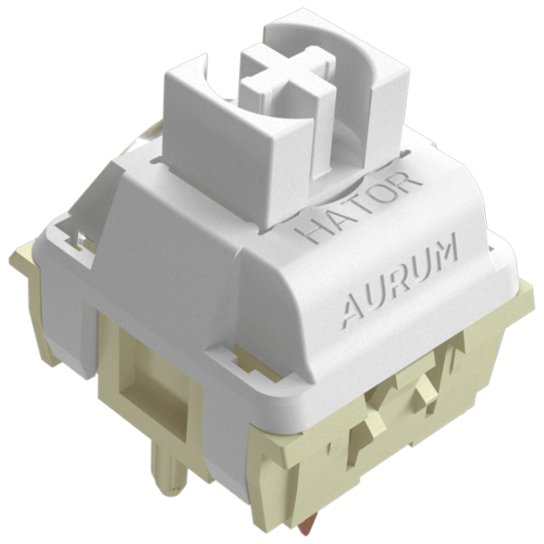 Accesorii pentru tastatură Hator Linear silent switch  / White photo 1