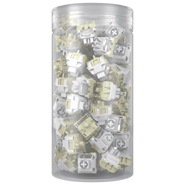Accesorii pentru tastatură Hator Linear silent switch  / White photo 2