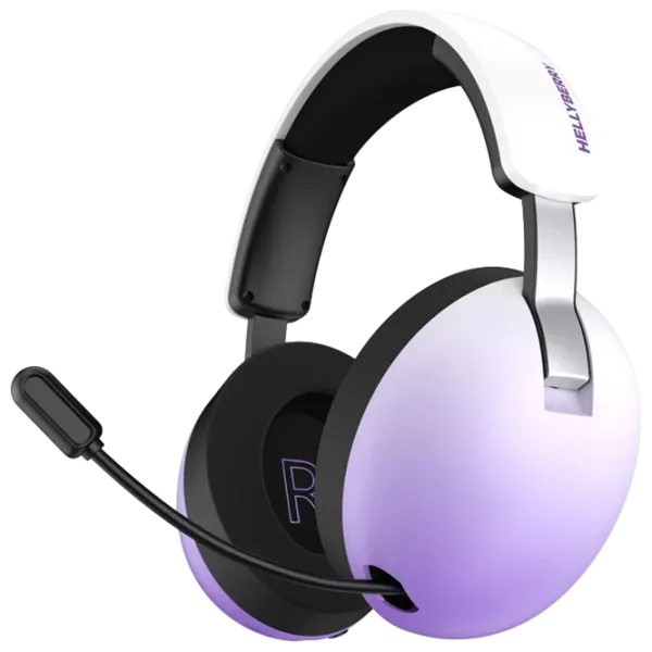 Наушники Hator Hellyberry HH30 PRO Purple Белый Беспроводные/ Игровой photo 1