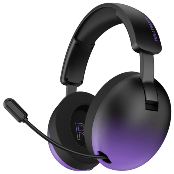 Наушники Hator Hellyberry HH30 PRO Purple Черный Беспроводные/ Игровой photo 1