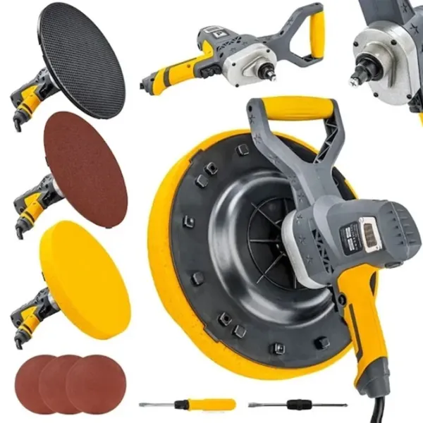 Șlefuitor Powermat PM-ZDT-1100M Pentru pereți / 1100 W / Yellow photo 4