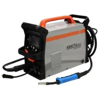 Сварочный аппарат Kraft&Dele KD3422 230 В полуавтоматическая (MIG/MAG), ручная дуговая (MMA), аргонно-дуговая (TIG) / Серый