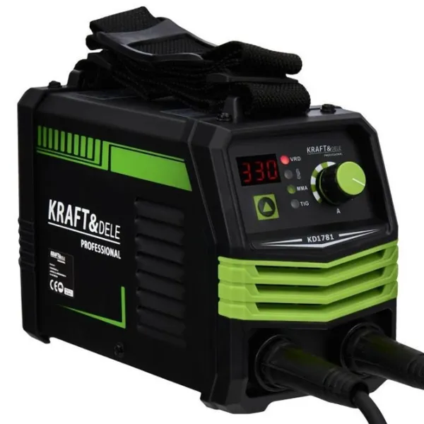 Сварочный аппарат Kraft&Dele KD1781 230 В ручная дуговая (MMA), аргонно дуговая (TIG) / Черный photo 3