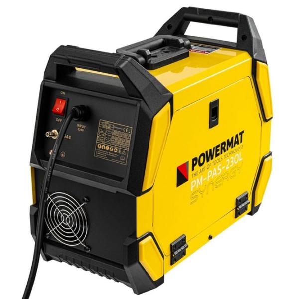 Сварочный аппарат Powermat SYENERGY 220 В полуавтоматическая (MIG/MAG), ручная дуговая (MMA), аргонно-дуговая (TIG) / Желтый photo 5
