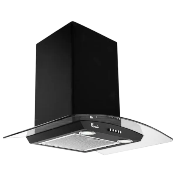 Hotă Tornado EVA 1200(90) Cupolă/ Black/ Inox photo 1