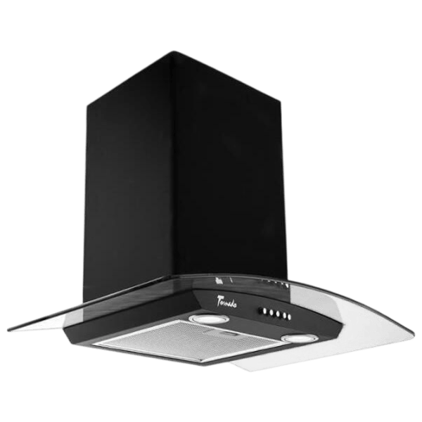 Hotă Tornado EVA 1200(90) Cupolă/ Black/ Inox photo 1