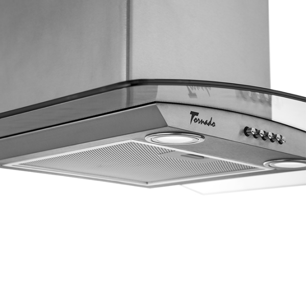 Hotă Tornado EVA 1200(90) Cupolă/ Inox/ Gray photo 3