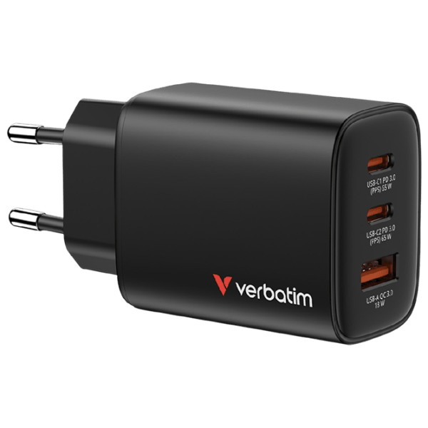 Сетевое зарядное устройство Verbatim Essentials   / Черный photo 1