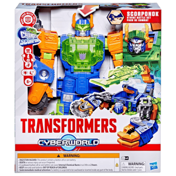 Фигурка Hasbro Transformers Scorponok Strike Battle 6+ / Синий photo 1