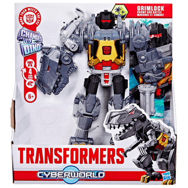 Figurină Hasbro Transformers Chomp & Battle Grimlock 6+ / Gray photo 1