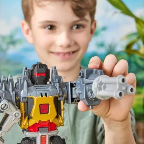 Figurină Hasbro Transformers Chomp & Battle Grimlock 6+ / Gray photo 3