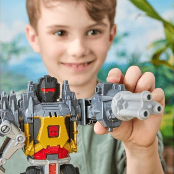 Figurină Hasbro Transformers Chomp & Battle Grimlock 6+ / Gray photo 3
