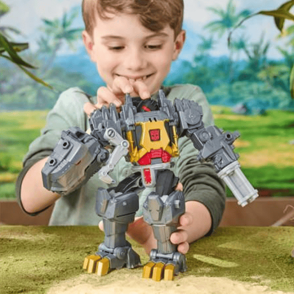 Figurină Hasbro Transformers Chomp & Battle Grimlock 6+ / Gray photo 5