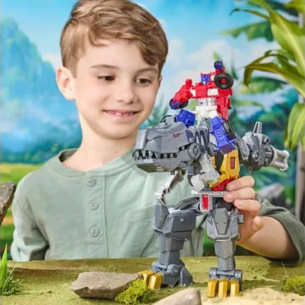 Figurină Hasbro Transformers Chomp & Battle Grimlock 6+ / Gray photo 6