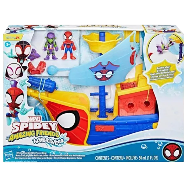 Игровой набор Hasbro Marvel Webs Ahoy Bubble Ship G0666 3+ / Разноцветный Синий photo 1
