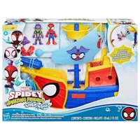 Игровой набор Hasbro Marvel Webs Ahoy Bubble Ship G0666 3+ / Разноцветный Синий