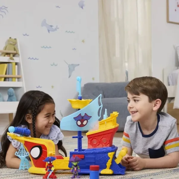 Игровой набор Hasbro Marvel Webs Ahoy Bubble Ship G0666 3+ / Разноцветный Синий photo 5