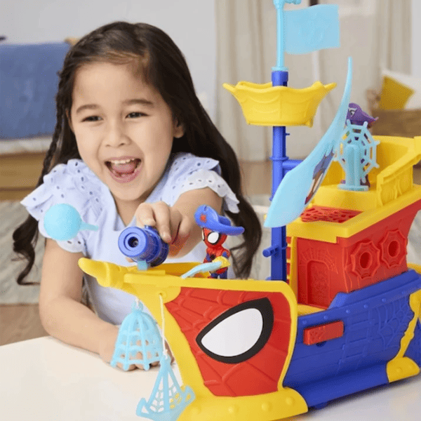 Игровой набор Hasbro Marvel Webs Ahoy Bubble Ship G0666 3+ / Разноцветный Синий photo 6