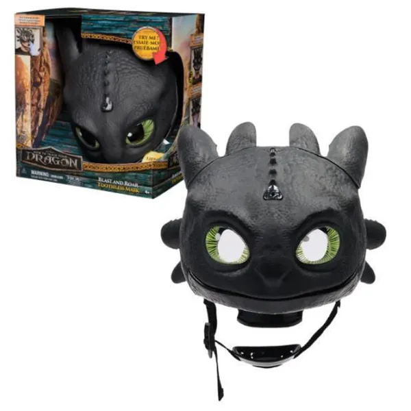 Интерактивная игрушка Spin Master How to Train Your Dragon Blast And Roar Toothless Mask 6072832 4+ / Разноцветный Черный photo 5