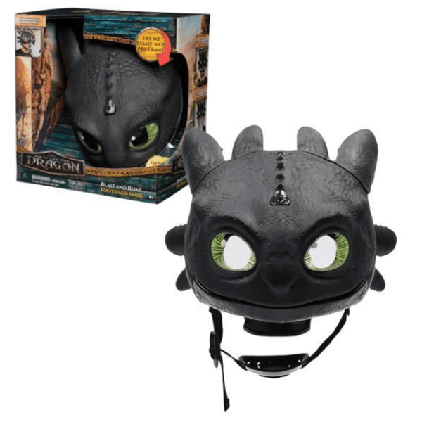 Интерактивная игрушка Spin Master How to Train Your Dragon Blast And Roar Toothless Mask 6072832 4+ / Разноцветный Черный photo 5