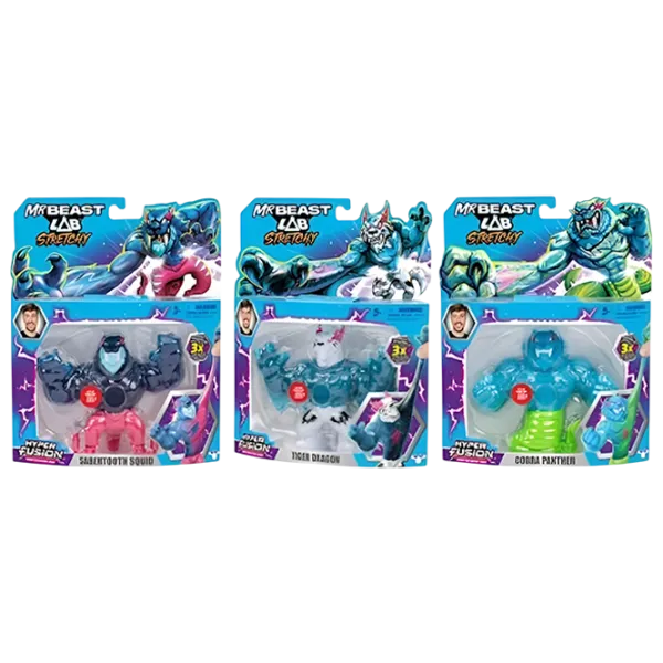 Figurină MrBeast Lab Stretchy Charachters Hero S3 3+ / Multicolor photo 1