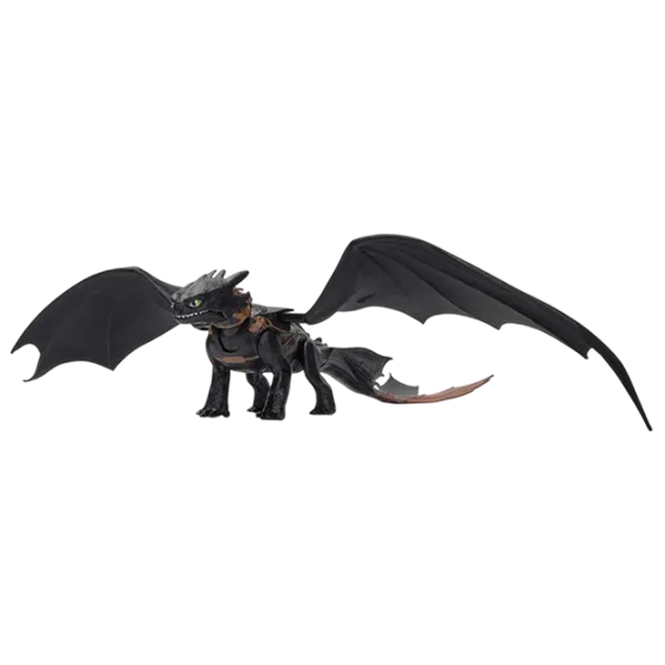 Figurină Spin Master How to Train Your Dragon Plasma Blast Nightfury 4+ / Black photo 1
