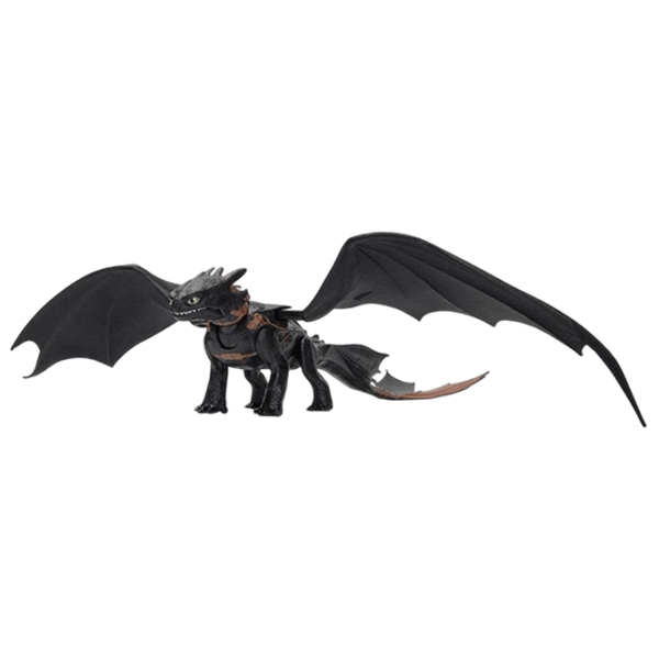 Figurină Spin Master How to Train Your Dragon Plasma Blast Nightfury 4+ / Black photo 1