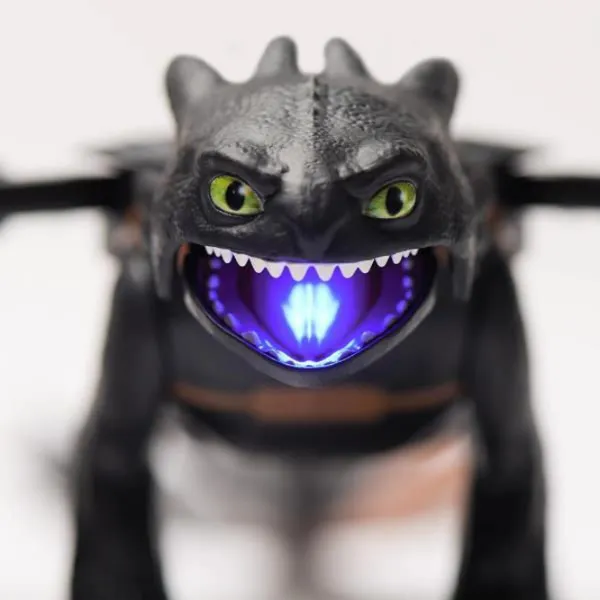 Figurină Spin Master How to Train Your Dragon Plasma Blast Nightfury 4+ / Black photo 5