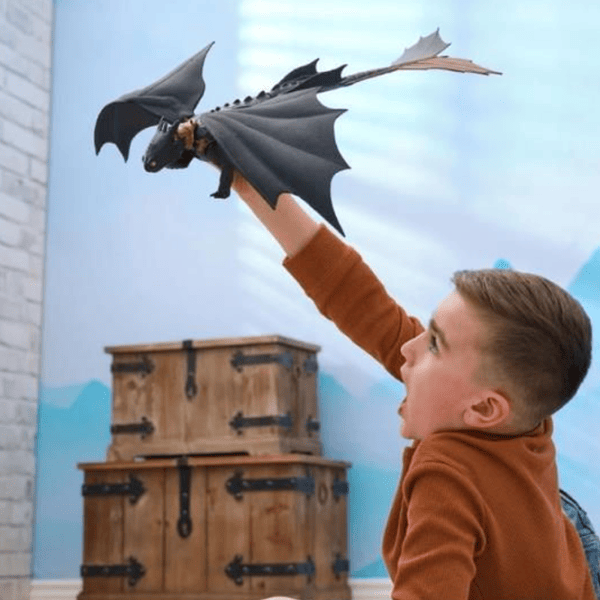 Figurină Spin Master How to Train Your Dragon Plasma Blast Nightfury 4+ / Black photo 9