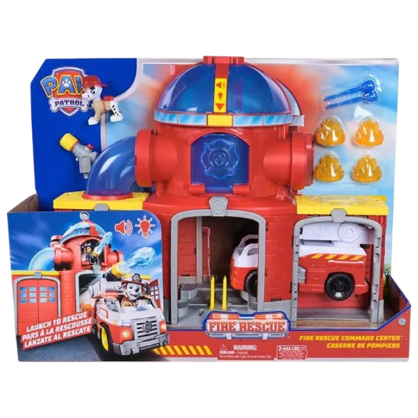 Игровой набор Spin Master Paw Patrol Пожарная станция Маршала 6073760 3+ / Разноцветный Красный photo 1