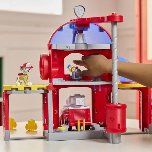 Игровой набор Spin Master Paw Patrol Пожарная станция Маршала 6073760 3+ / Разноцветный Красный photo 6