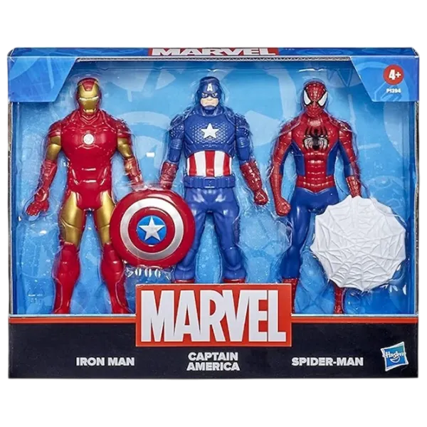 Set figurine Hasbro Marvel Iron Man, Captain America, Spider-Man 4+ / Multicolor photo 1