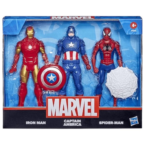Set figurine Hasbro Marvel Iron Man, Captain America, Spider-Man 4+ / Multicolor photo 1