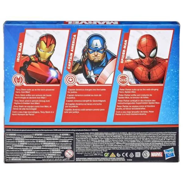 Set figurine Hasbro Marvel Iron Man, Captain America, Spider-Man 4+ / Multicolor photo 2
