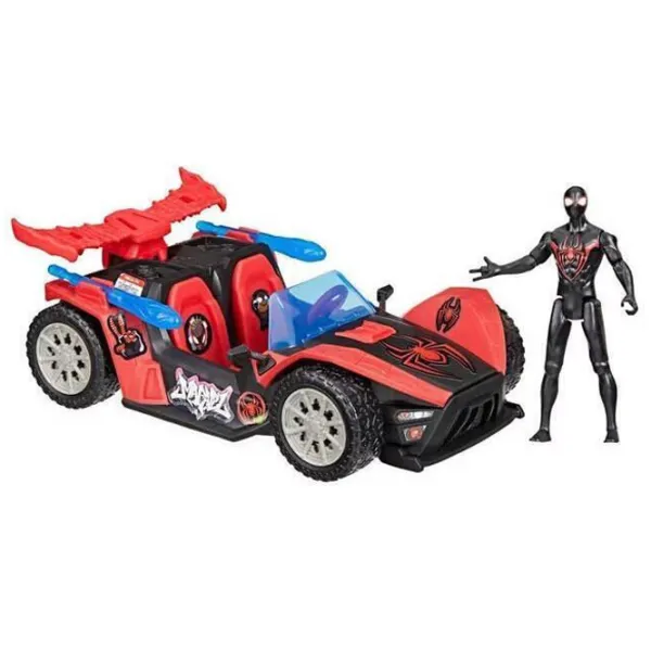 Игровой набор Hasbro Marvel Spider mobile and Miles Morales G0736 4+ / Красный Черный photo 2