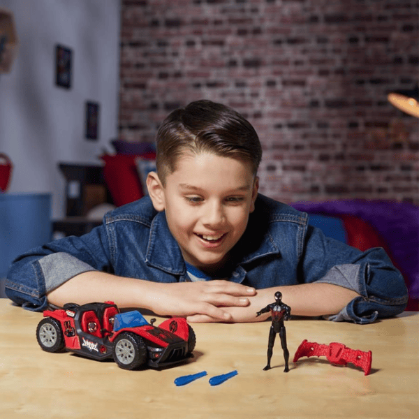 Игровой набор Hasbro Marvel Spider mobile and Miles Morales G0736 4+ / Красный Черный photo 5