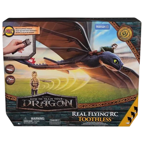Интерактивная игрушка Spin Master How to Train Your Dragon Real Flying Toothless 6074369 4+ / Разноцветный Черный photo 1