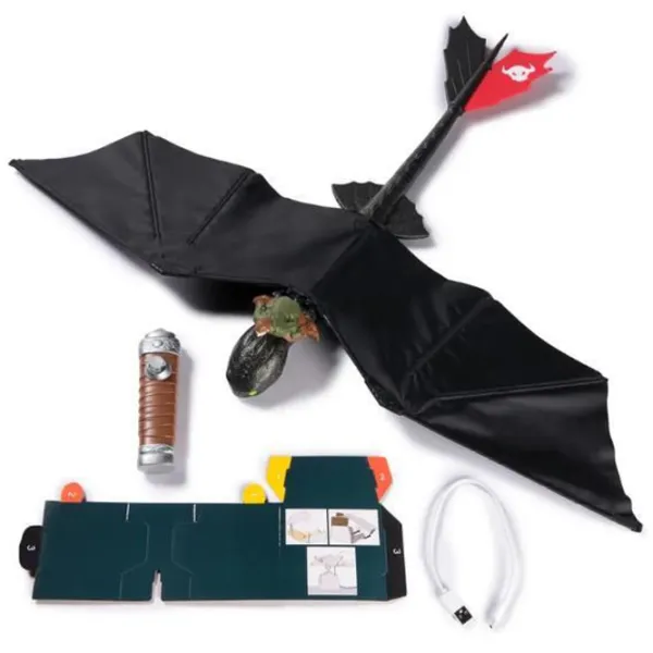 Интерактивная игрушка Spin Master How to Train Your Dragon Real Flying Toothless 6074369 4+ / Разноцветный Черный photo 3