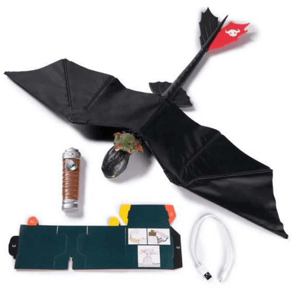 Интерактивная игрушка Spin Master How to Train Your Dragon Real Flying Toothless 6074369 4+ / Разноцветный Черный photo 3
